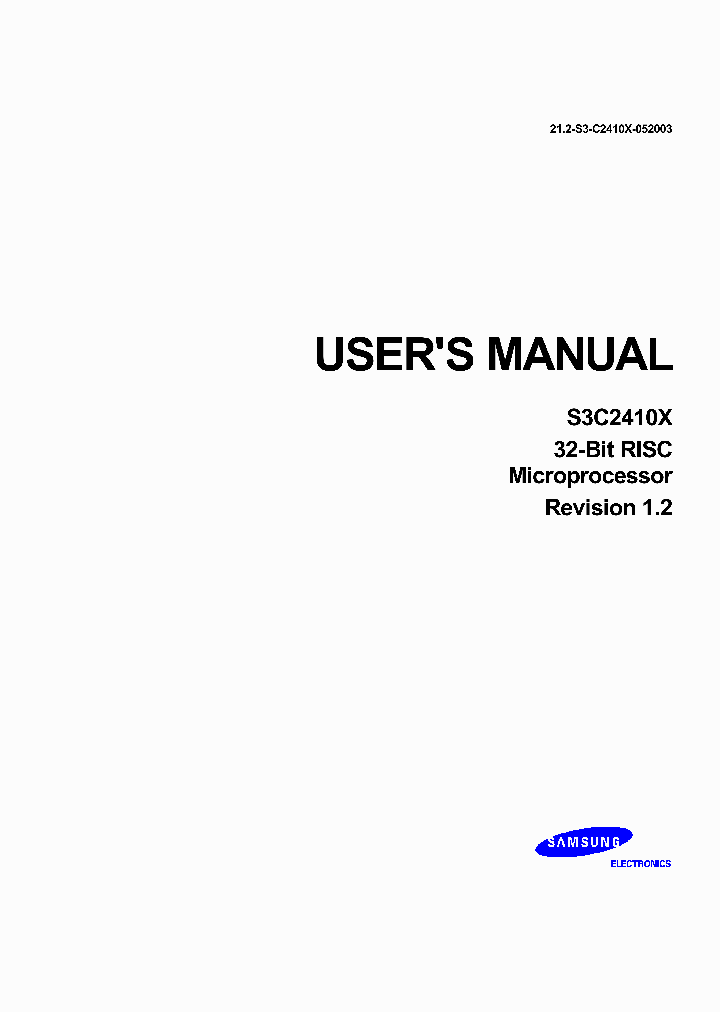 S3C2410X_17604.PDF Datasheet