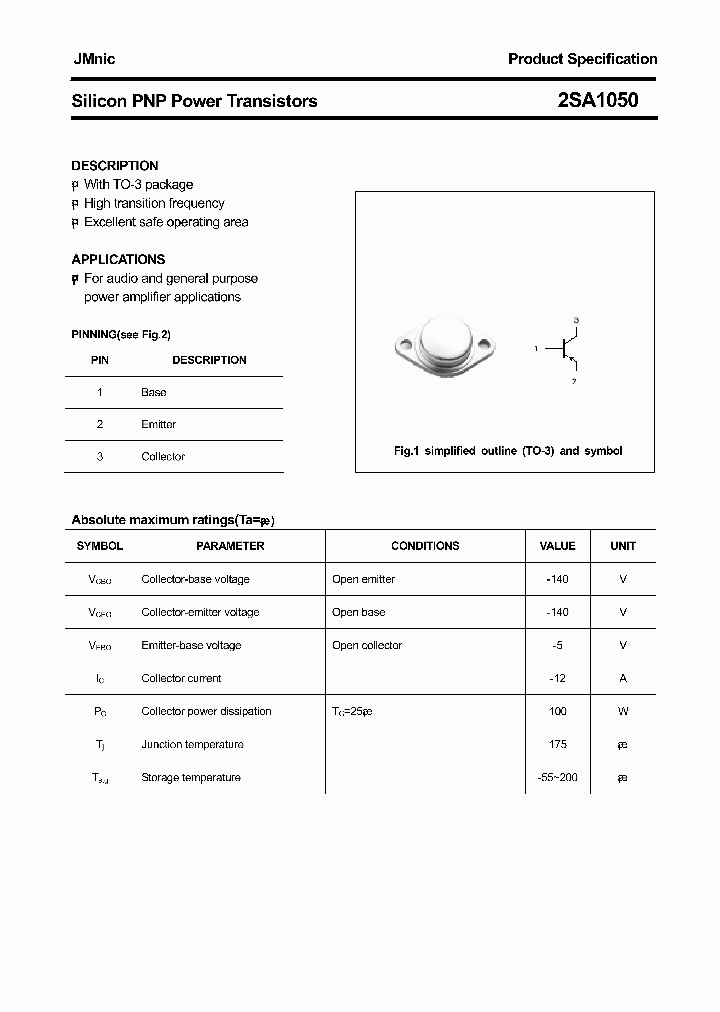 2SA1050_21188.PDF Datasheet