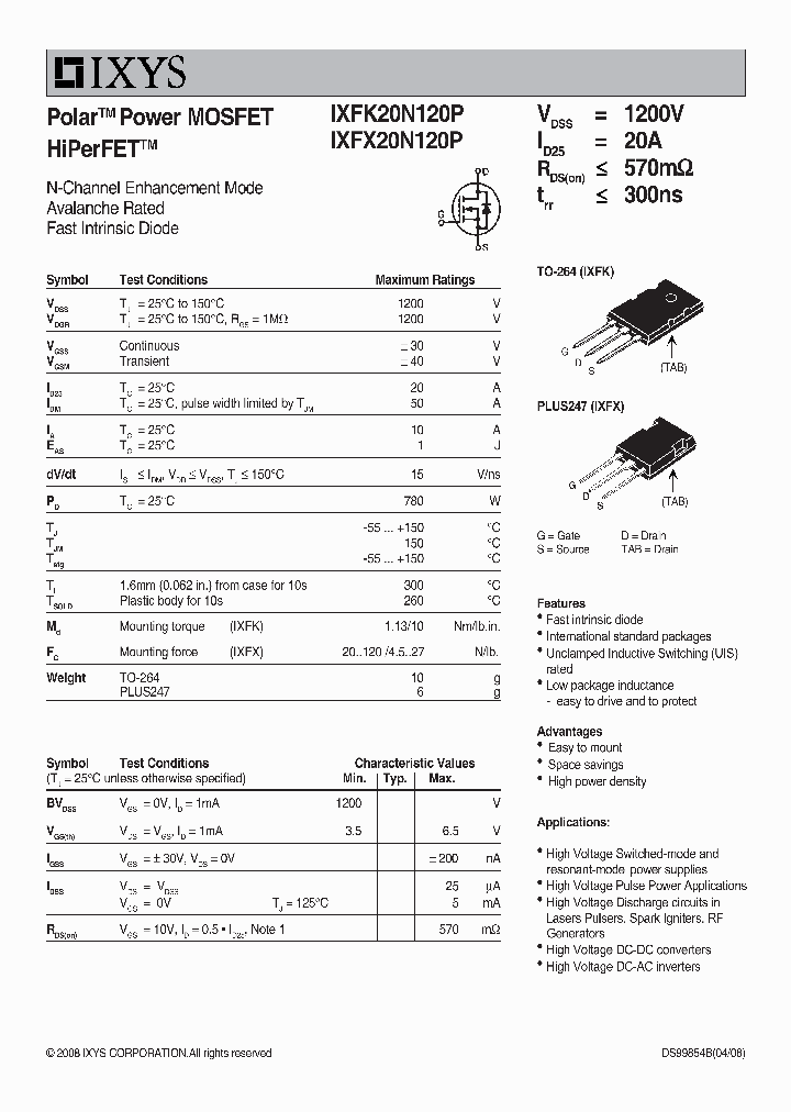 IXFK20N120P_24659.PDF Datasheet