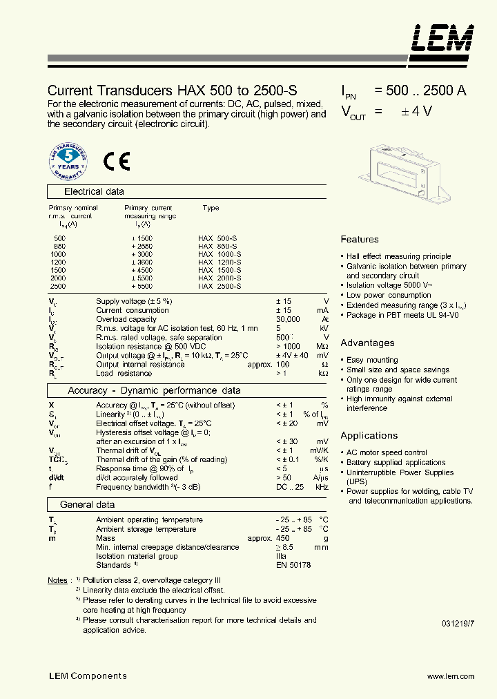 HAX2000-S_26095.PDF Datasheet