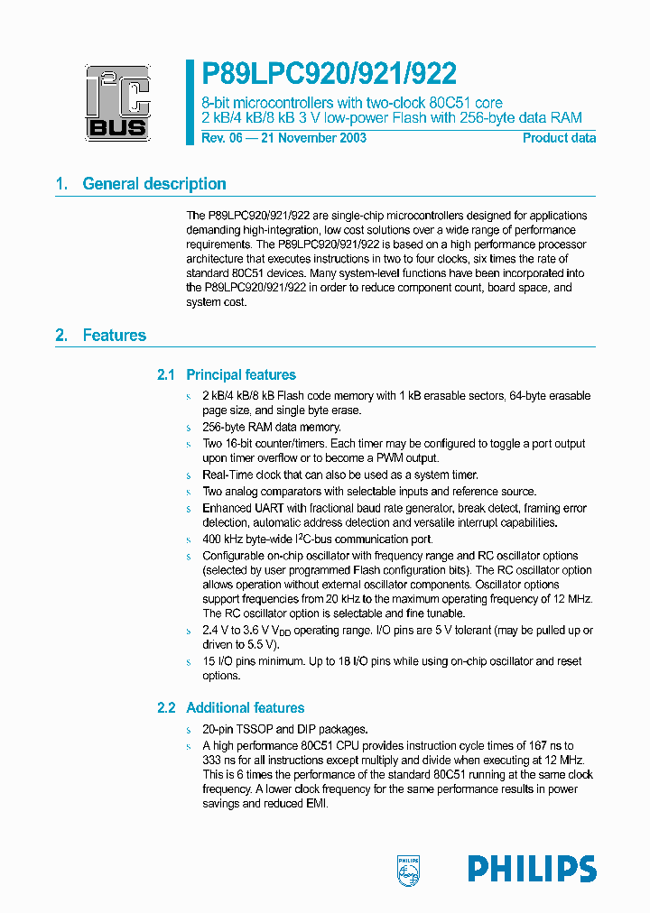P89LPC922_28205.PDF Datasheet