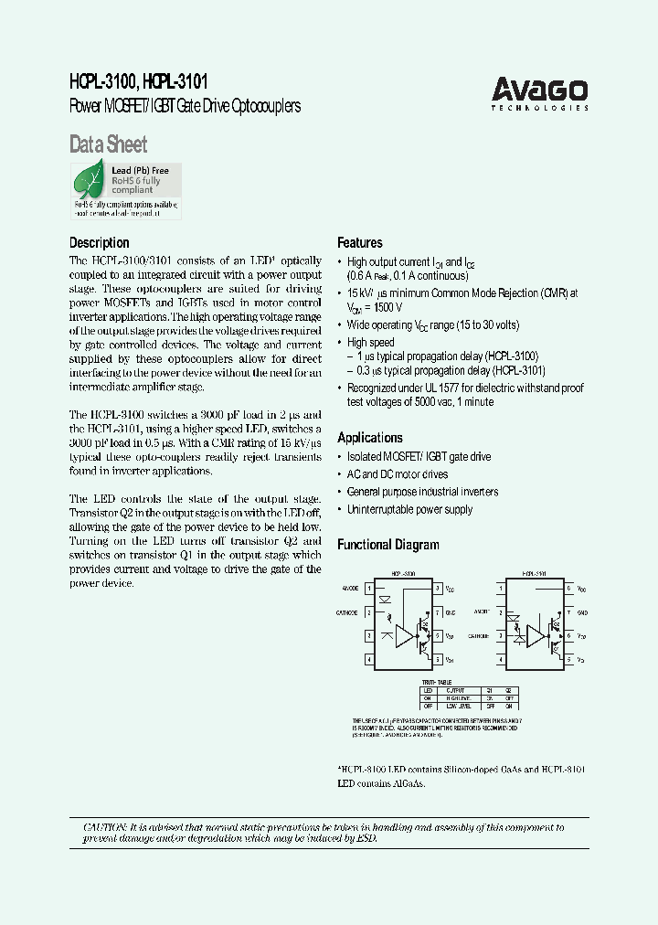 HCPL-3101-000E_28325.PDF Datasheet
