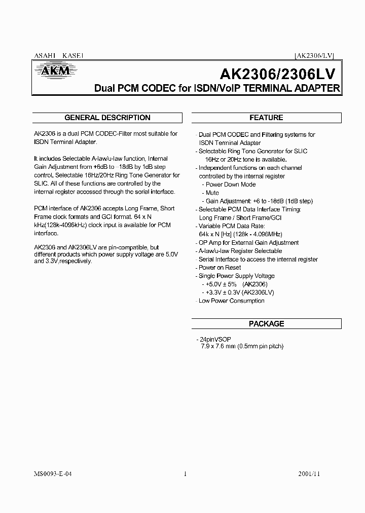AK2306LV_30611.PDF Datasheet