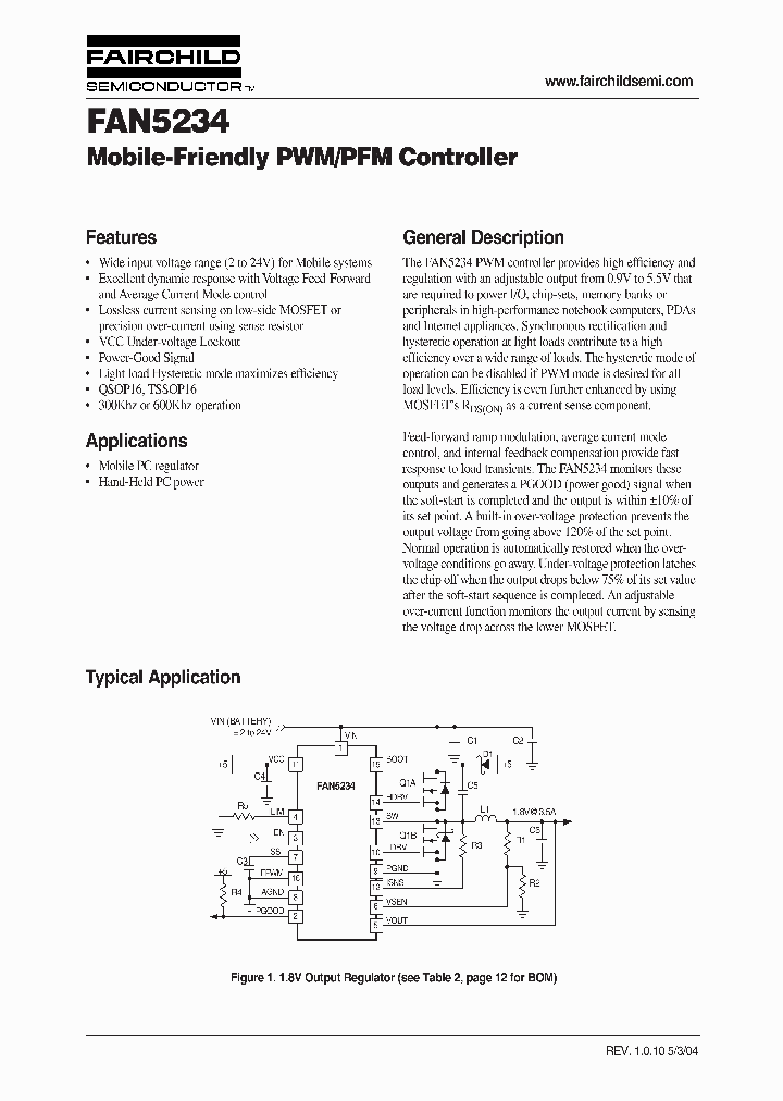 FAN5234QSCXSA3EC214_32605.PDF Datasheet
