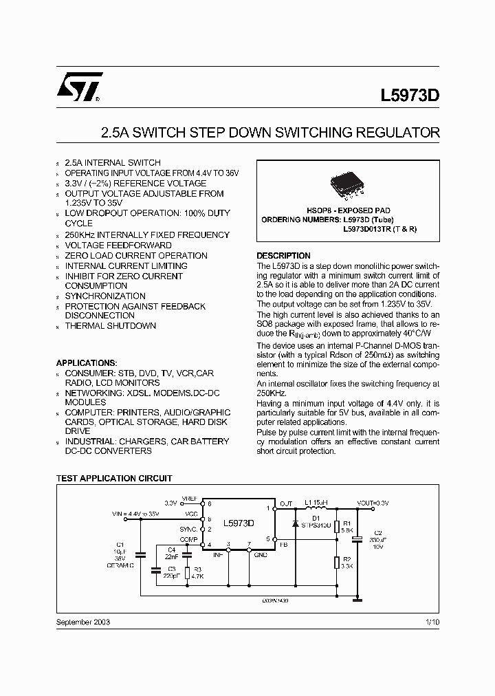 L5973D013TR_32613.PDF Datasheet