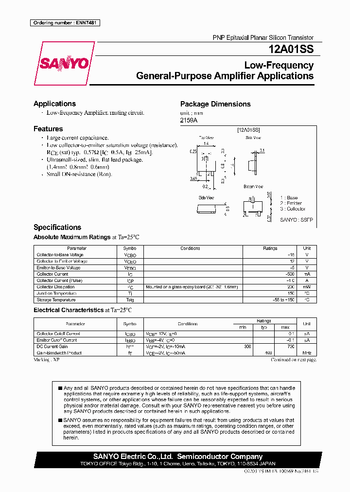 12A01SS_36691.PDF Datasheet