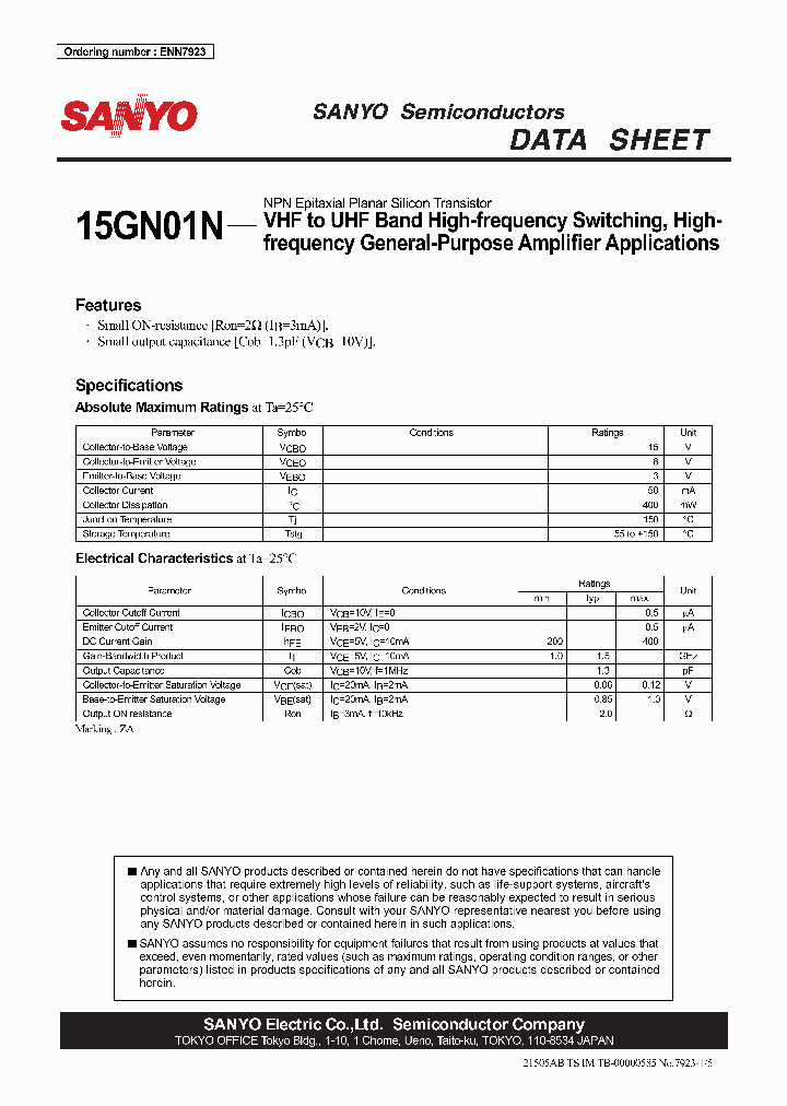15GN01N_36710.PDF Datasheet