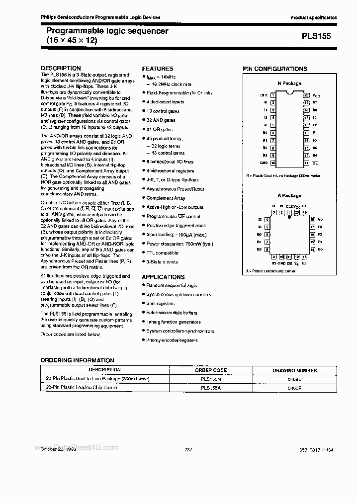 PLS155_37666.PDF Datasheet