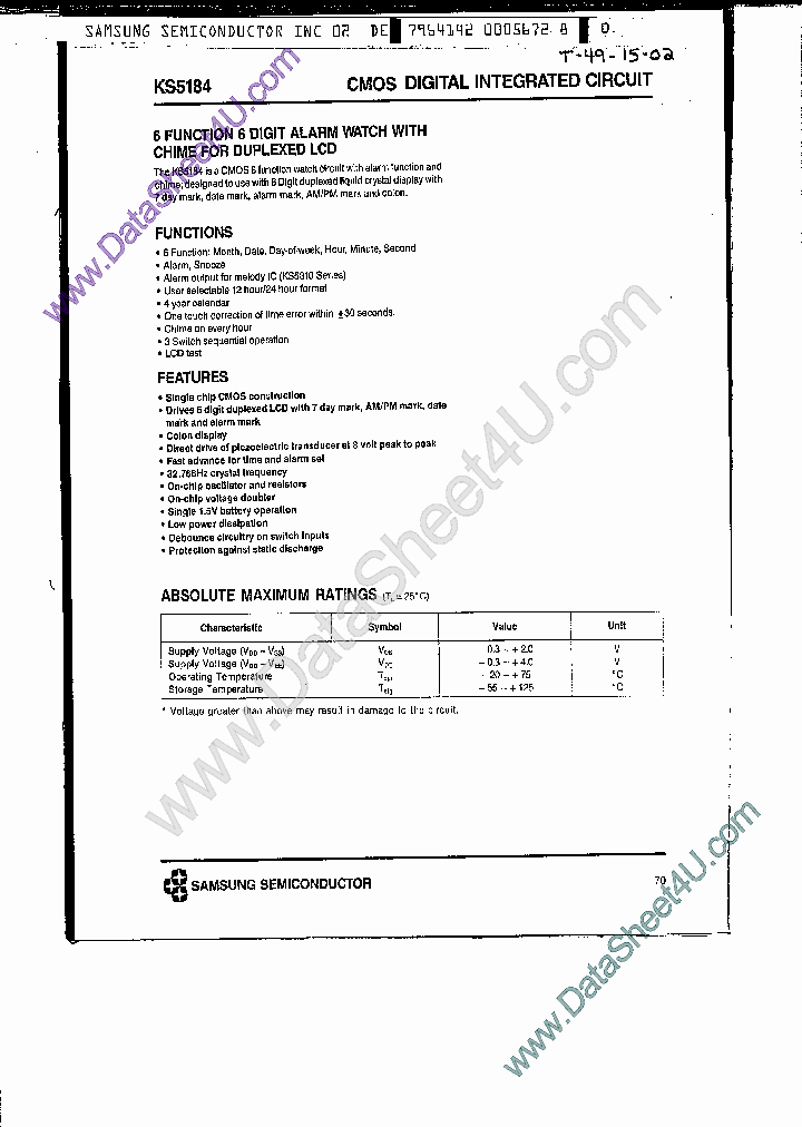 KS5184_37917.PDF Datasheet
