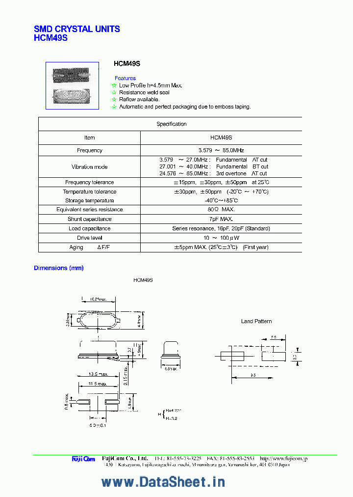 HCM49S_38396.PDF Datasheet