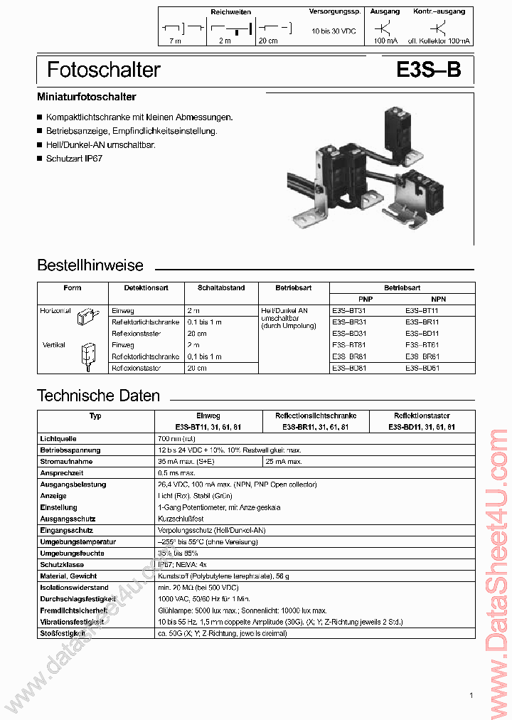 E3S-B_38463.PDF Datasheet