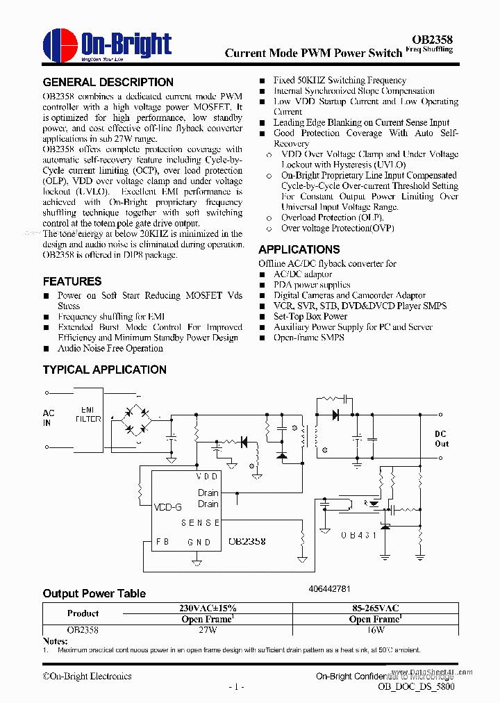 OB2358_38918.PDF Datasheet
