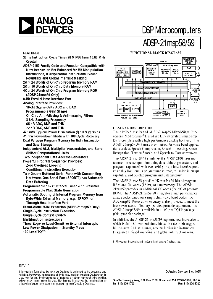 ADSP21MSP58_39266.PDF Datasheet