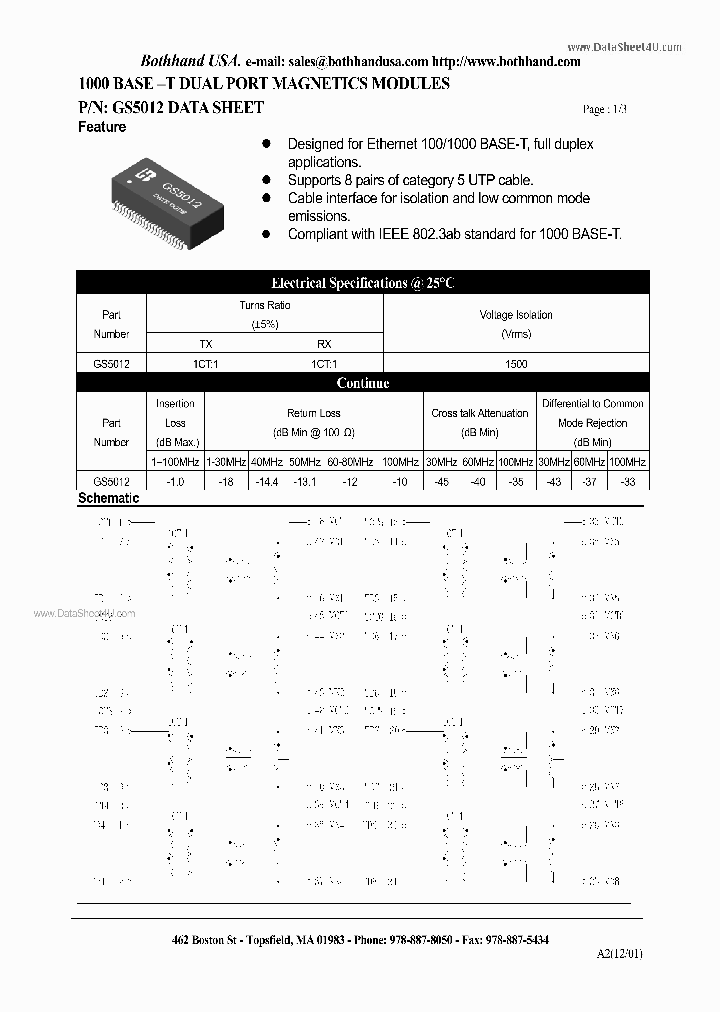 GS5012_39431.PDF Datasheet