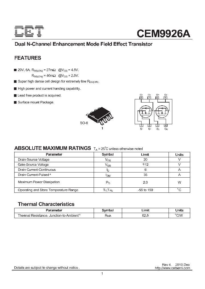 CEM9926A10_59003.PDF Datasheet