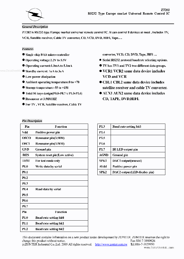 ZT202_39901.PDF Datasheet