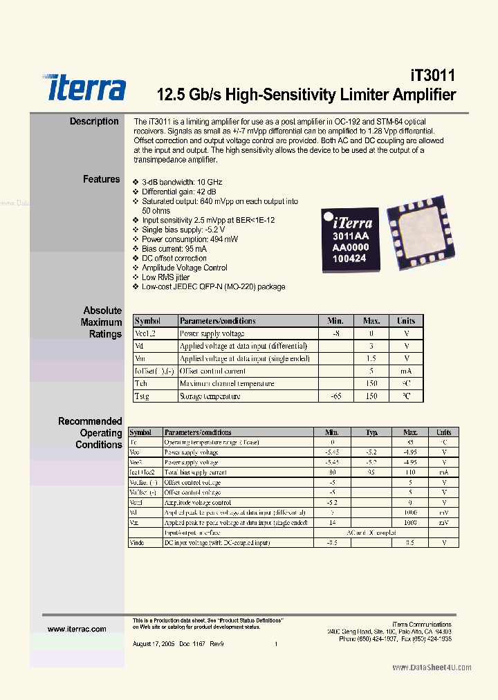IT3011_40307.PDF Datasheet
