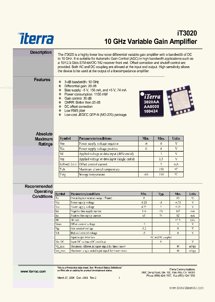 IT3020_40315.PDF Datasheet