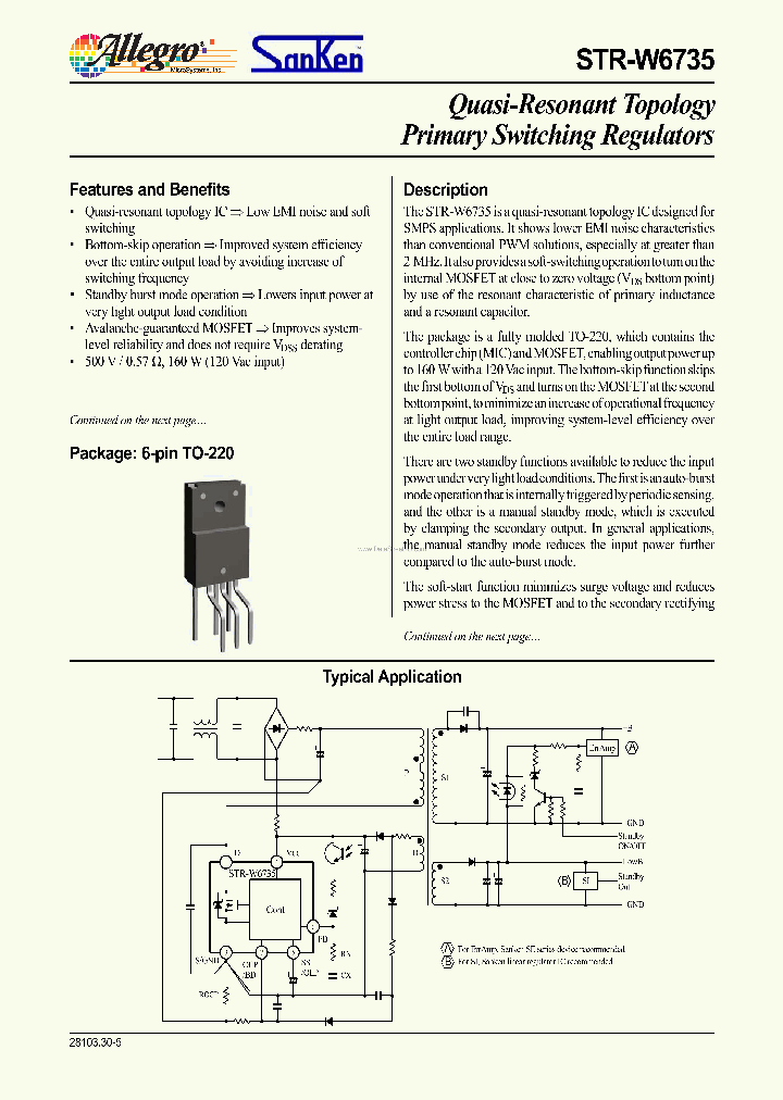STRW6735_40620.PDF Datasheet