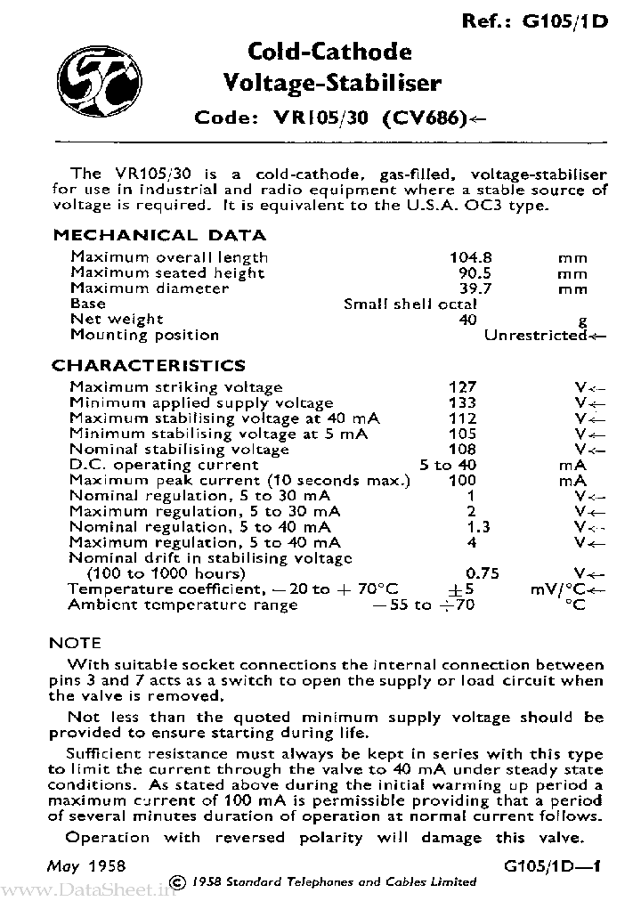 G105-1D_40656.PDF Datasheet