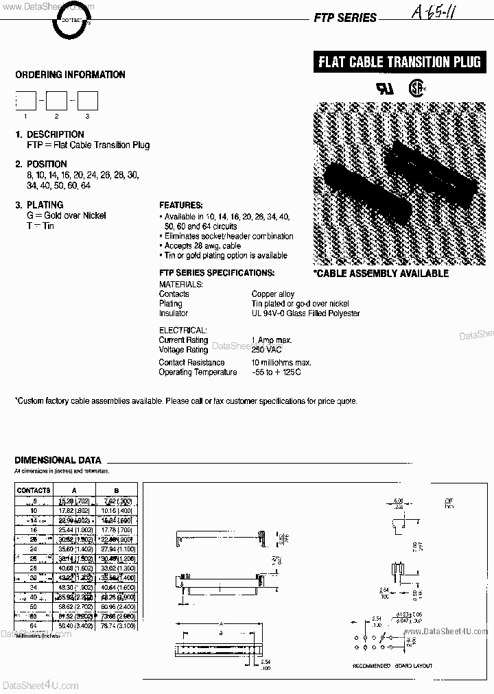 FTP-10-X_40678.PDF Datasheet