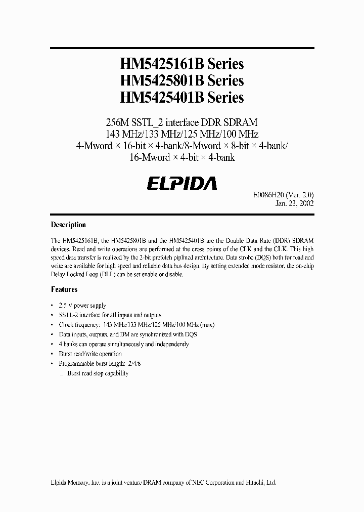 HM5425161BTT-10_62730.PDF Datasheet