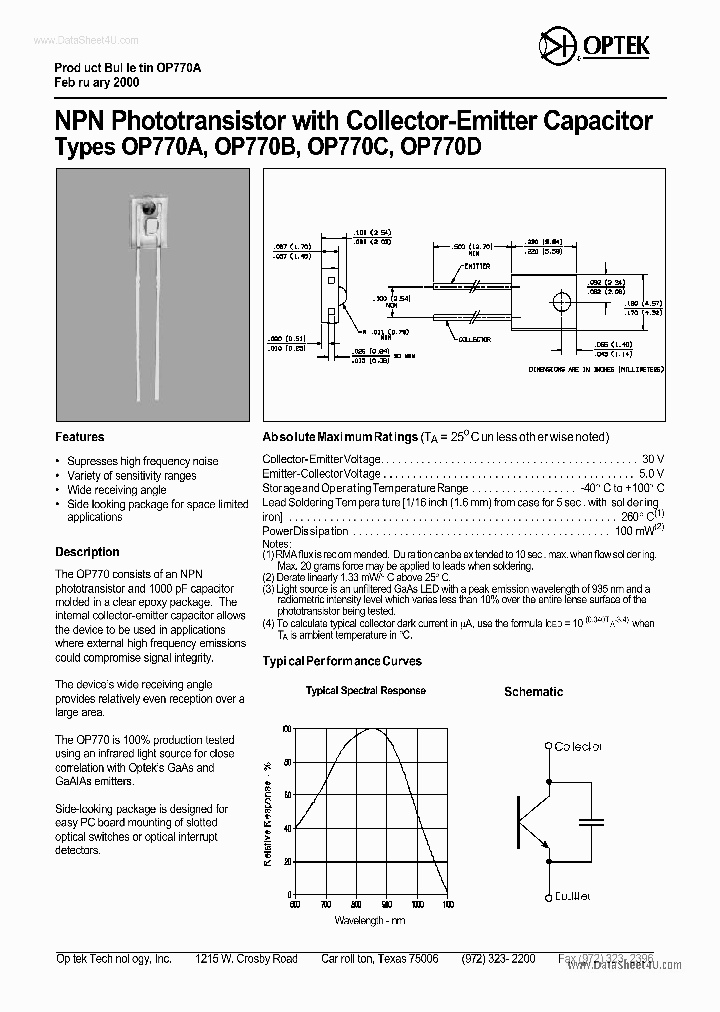 OP770A_40826.PDF Datasheet
