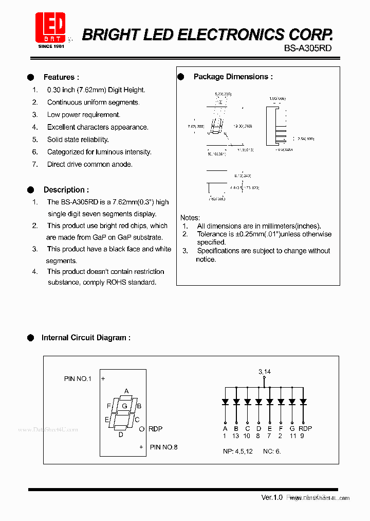 BS-A305RD_41397.PDF Datasheet