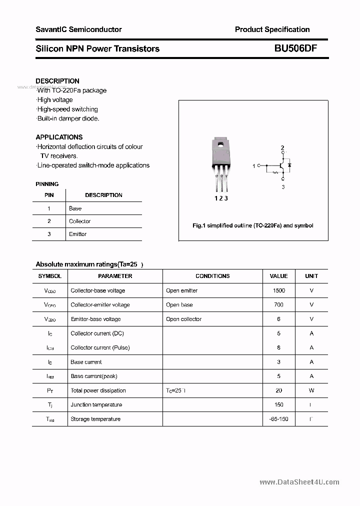 BU506DF_41459.PDF Datasheet