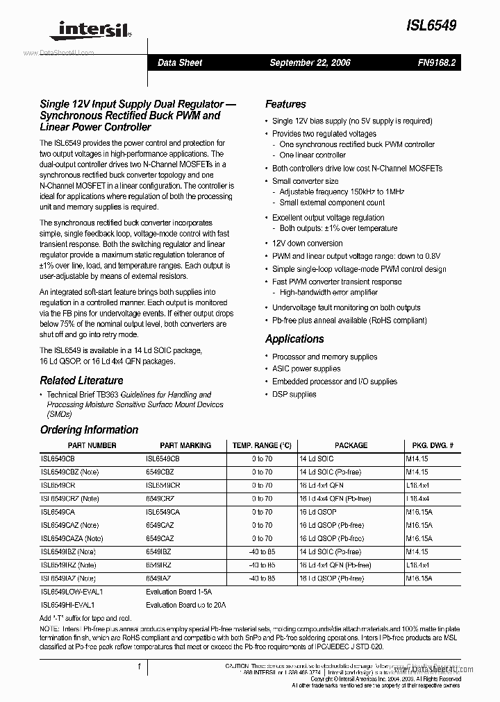 6549CBZ_41585.PDF Datasheet