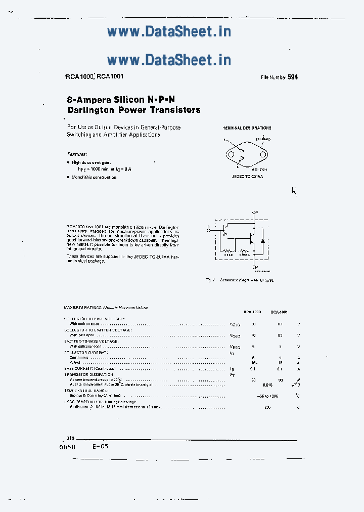 RCA1000_68020.PDF Datasheet