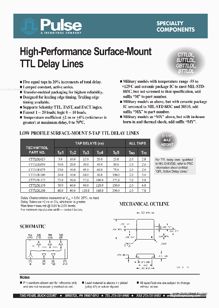 BJTTLDL_67709.PDF Datasheet