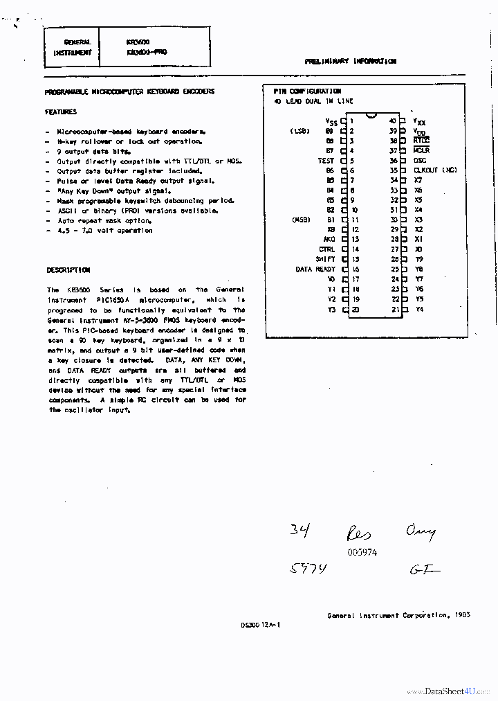 KB3600_43127.PDF Datasheet