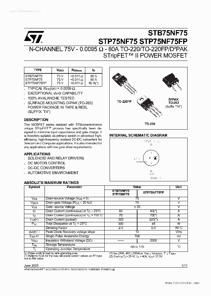 P75NF_71034.PDF Datasheet