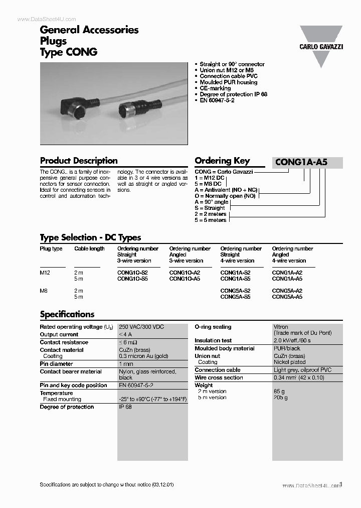 CONG_71839.PDF Datasheet