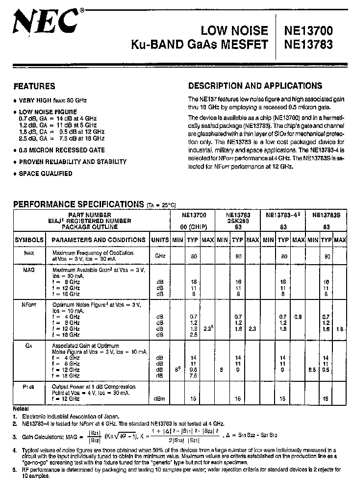 NE13783_73044.PDF Datasheet