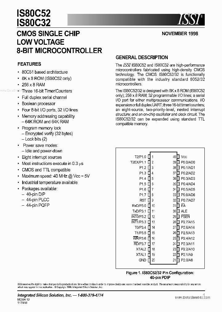 IS-80C32_72922.PDF Datasheet