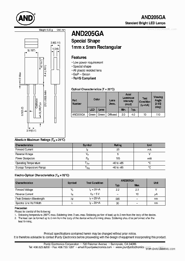 AND205GA_73546.PDF Datasheet