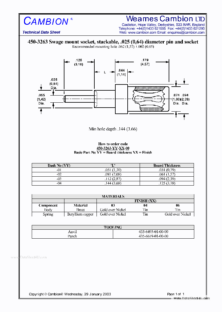 450-3263_71933.PDF Datasheet