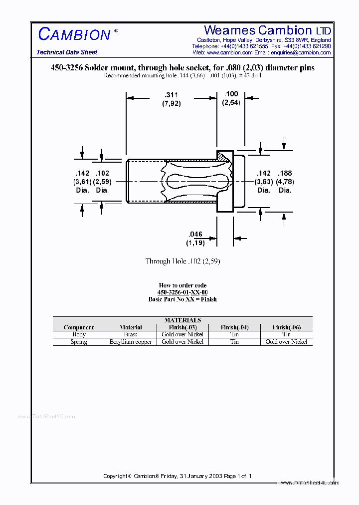 450-3256_71932.PDF Datasheet