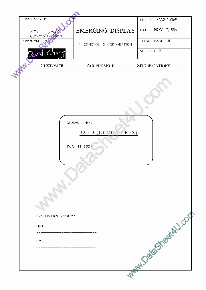 EW32F10_43974.PDF Datasheet