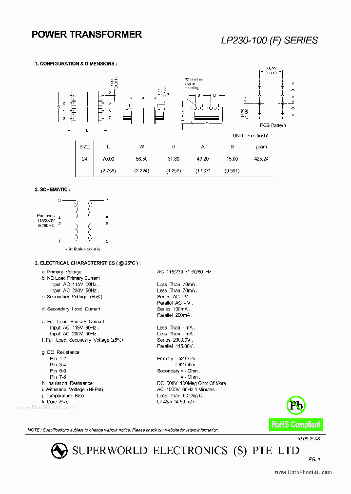 LP230-100_43997.PDF Datasheet