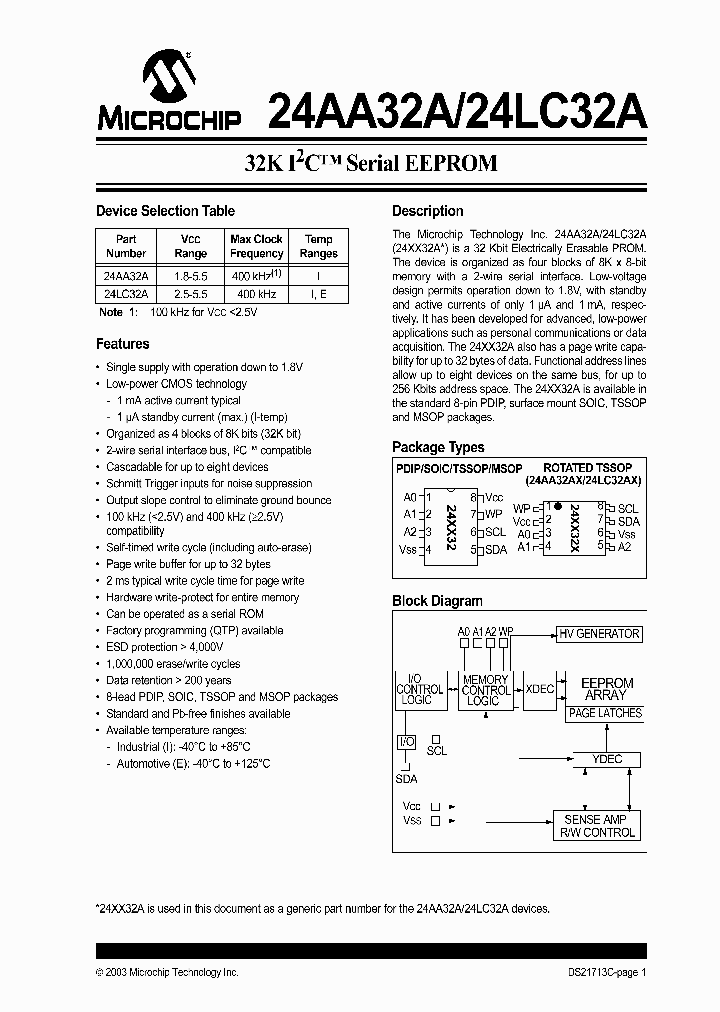 24LC32A-IMS_78911.PDF Datasheet
