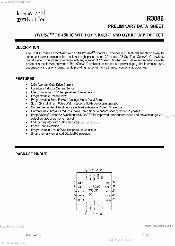 IR3086_44319.PDF Datasheet