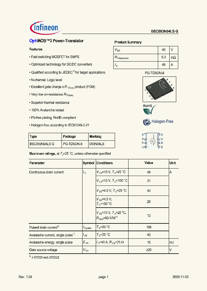 BSC093N04LSG_79541.PDF Datasheet