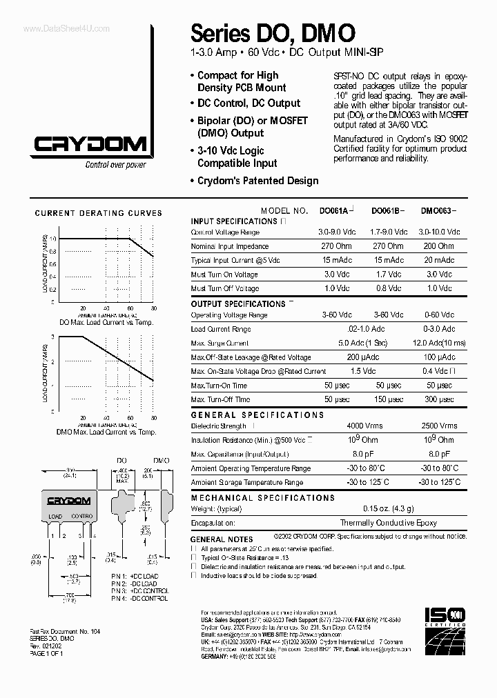 DMO063_45295.PDF Datasheet