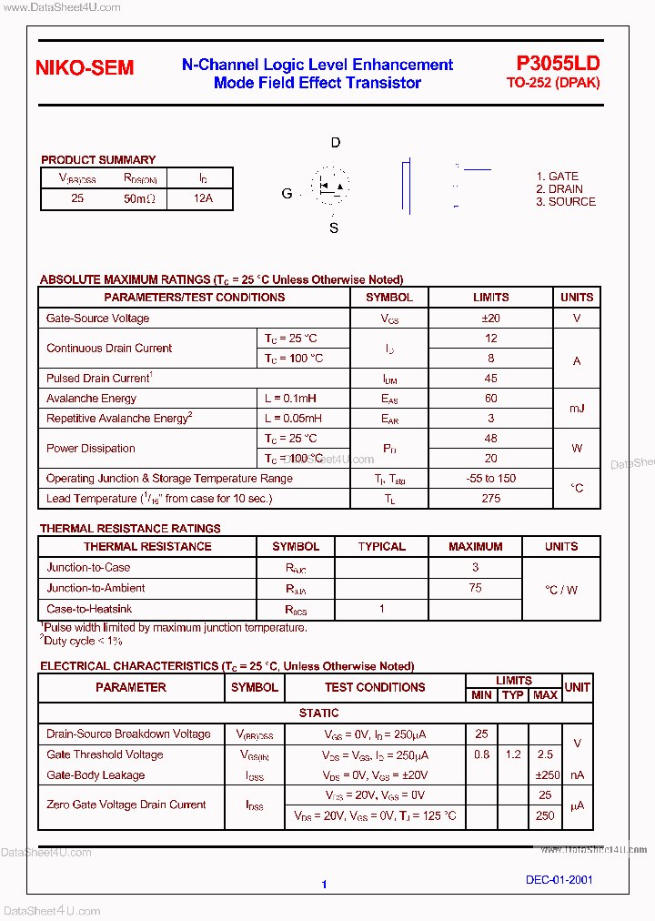 P3055LD_45418.PDF Datasheet