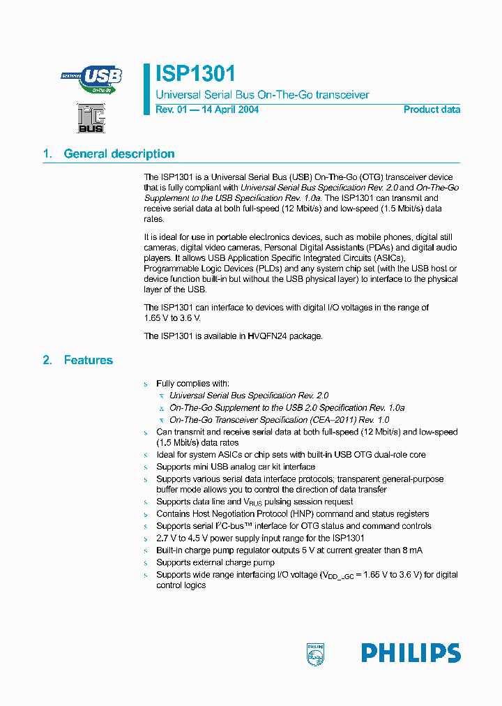 ISP1301_93935.PDF Datasheet