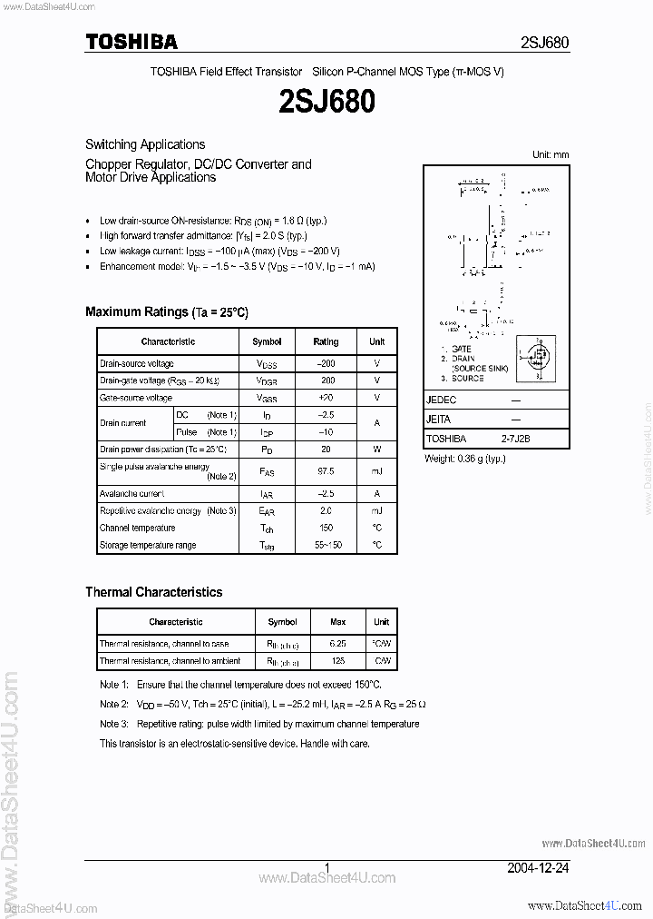 2SJ680_95102.PDF Datasheet