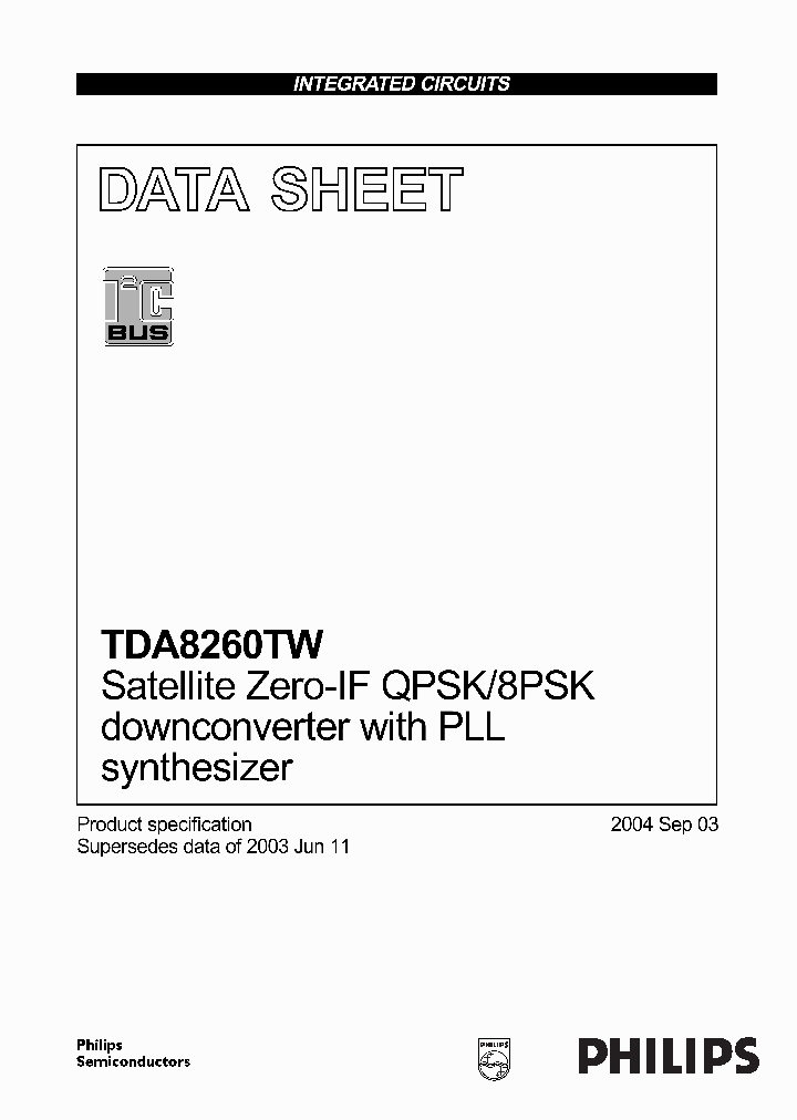 TDA8260_97008.PDF Datasheet